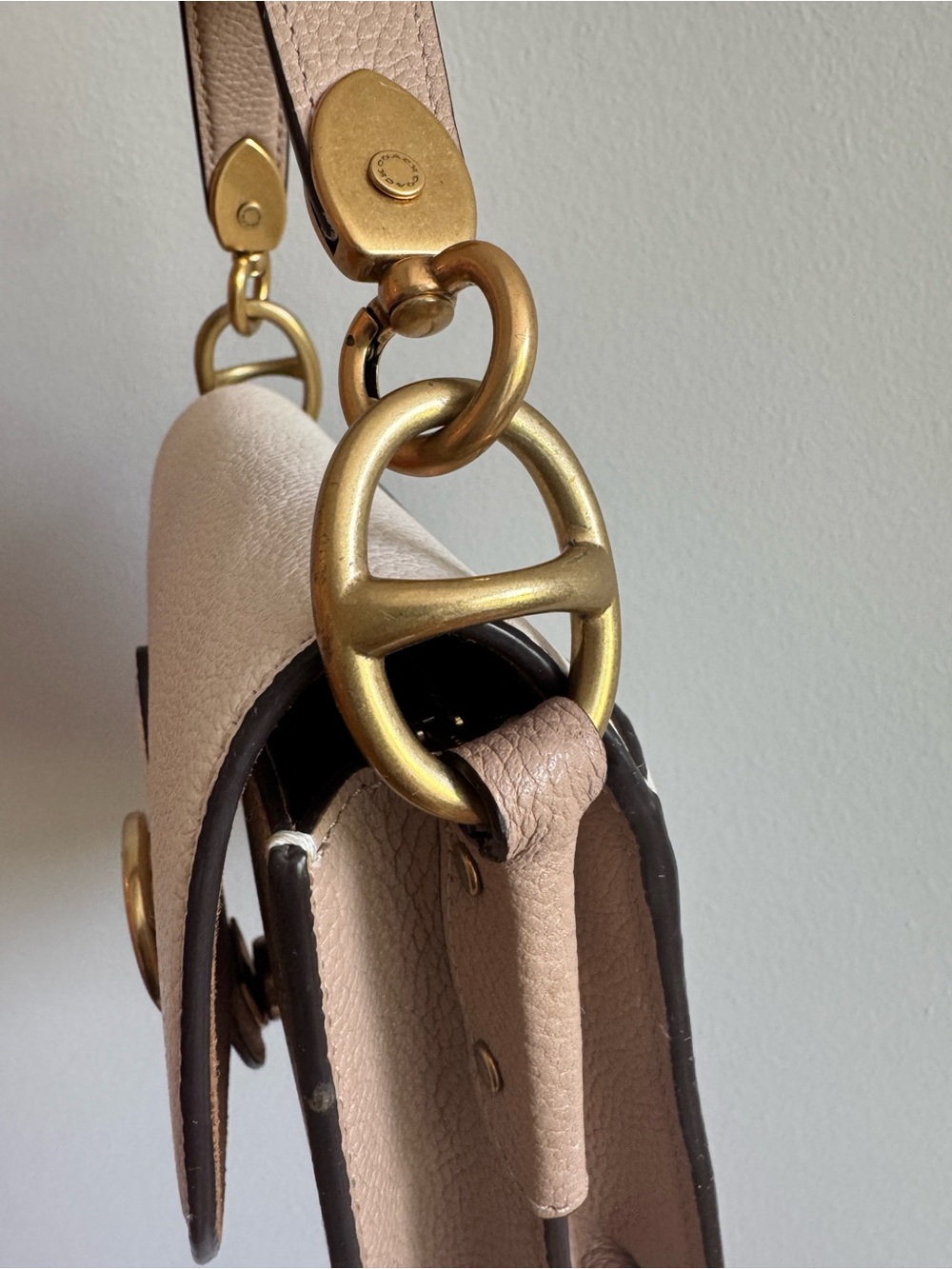 Coach Beat Cream and Gold Carriage Bag - Picture 5 of 14